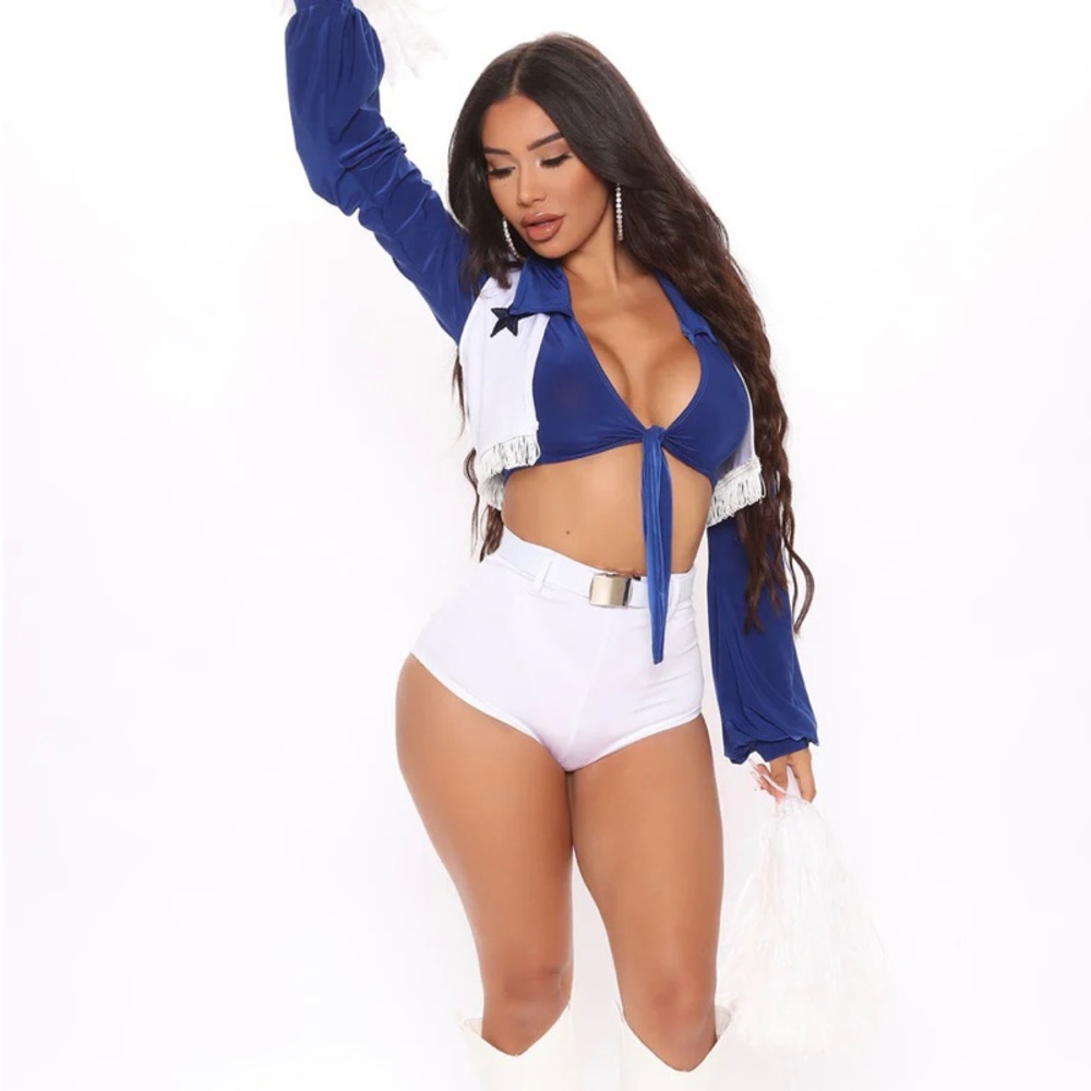 Dallas Cowboy cheerleader costume
